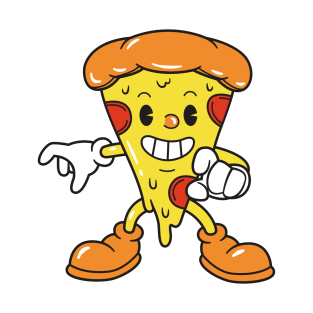 Running Pizza Slice T-Shirt