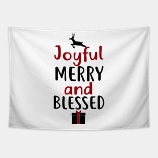 Joyful, Merry and Blessed Tapestry