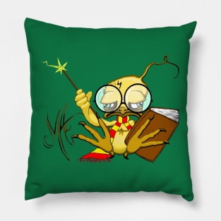 Grumpy Chicken Wizard Pillow