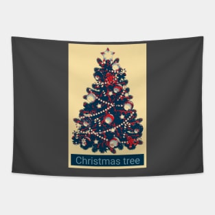 Christmas tree Tapestry