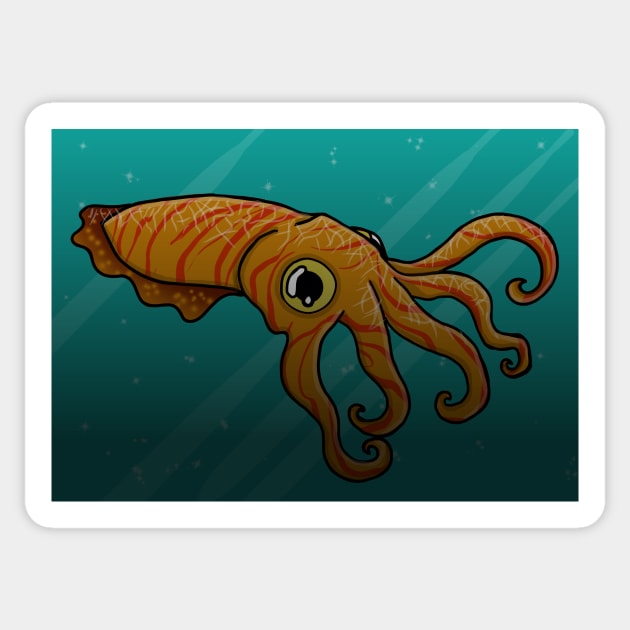 Cuttlefish - Cuttlefish - Sticker | TeePublic