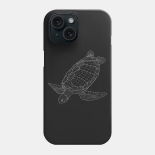 The Green Sea Turtle (White Edition) Phone Case