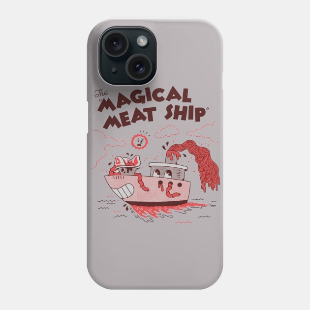 The Magical Meat Ship Phone Case by patsyhanson