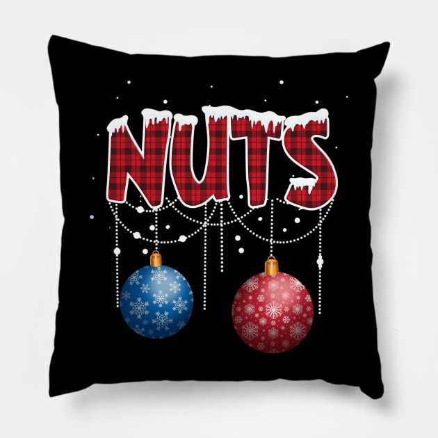 Chest Nuts Christmas Matching Couple Chestnuts Pillow by fenektuserslda