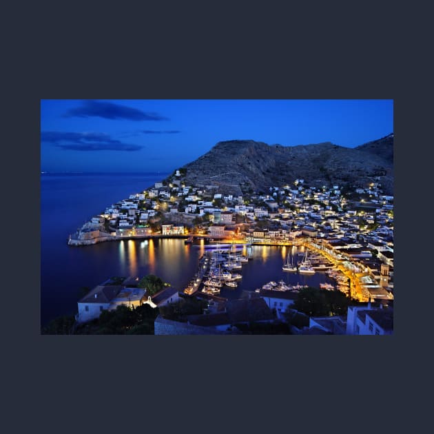 Nights in Hydra island - Greece by Cretense72