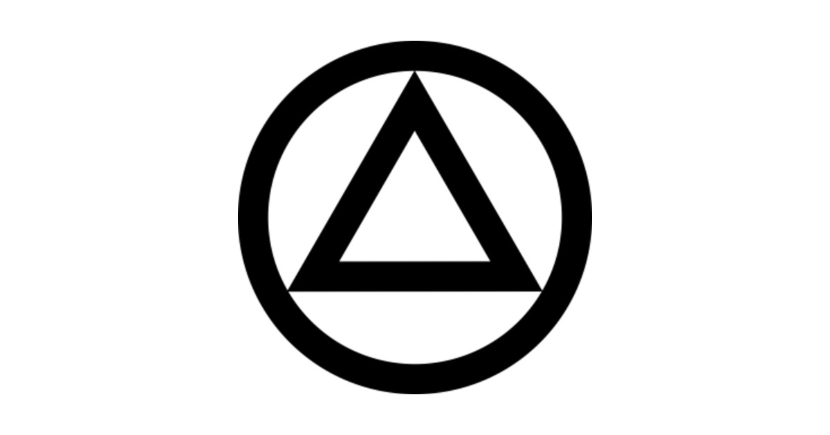 Alcoholics Anonymous Symbol Aa Na Sobriety Living Sober Sobriety
