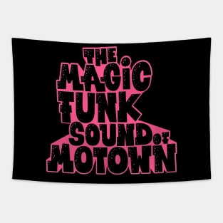 Pink Motown Music Groove Design Tapestry