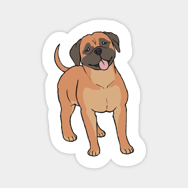 Bullmastiff (Doggust 2022) Magnet by tiffatiel