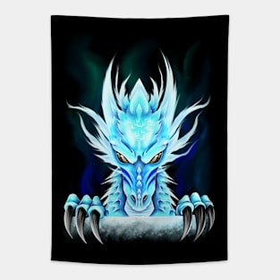 Peaking ice dragon Tapestry