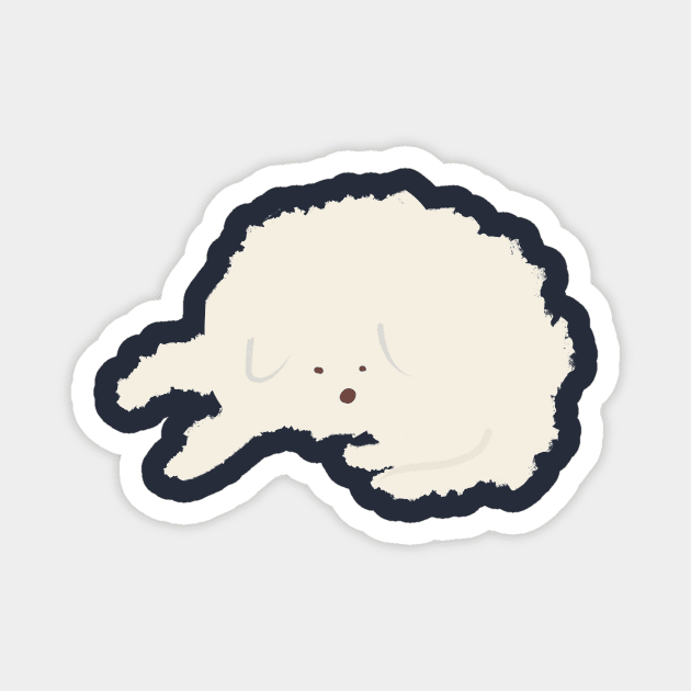 Dog or Hedgehog Magnet by PatternbyNOK