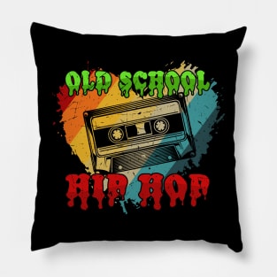 Old School Hip Hop Retro Cassette Pillow
