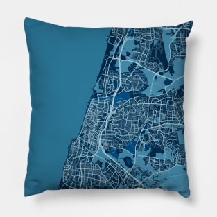 Tel Aviv - Israel Peace City Map Pillow