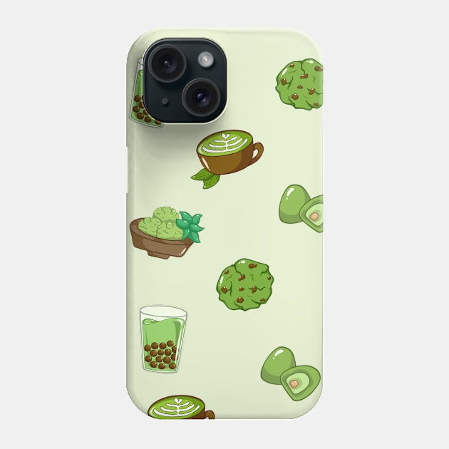 food digital art pattern Phone Case by doodly_oreo