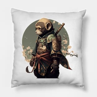 Cute Monkey Warrior Pillow