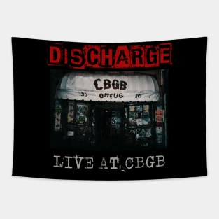 discharge live at cbgb Tapestry