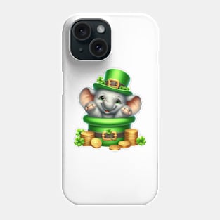 Elephant Hat for Patrick's Day Phone Case