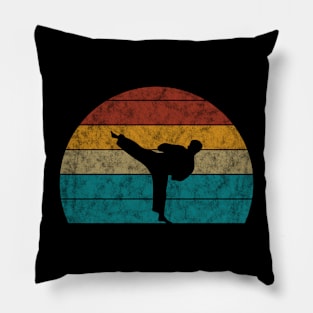 Vintage karate Pillow