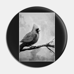 Cardinal BW Pin