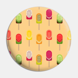 Fruit popsicles - Warm Yellow Pin