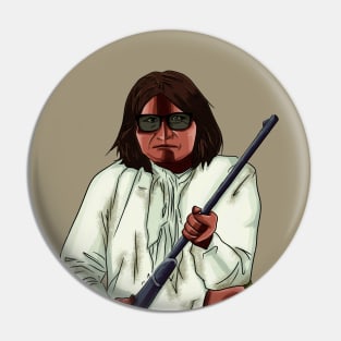 Native American Geronimo Cool Shade GTA Render Art Design Pin