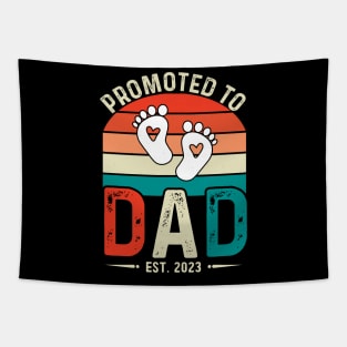 promoted to dad vintage since 2023 est 2023 Tapestry