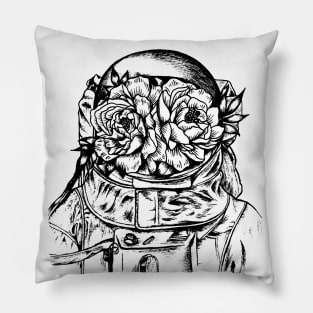 Head On The Moon Pillow