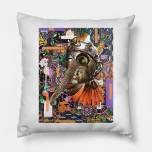 Steampunk Ganesha Pillow