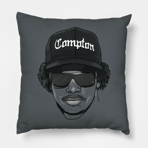 Eazy-E Pillow by ScarlettVisuals