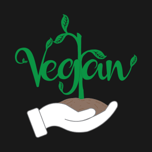 Vegan Plant Design for proud Vegan People T-Shirt