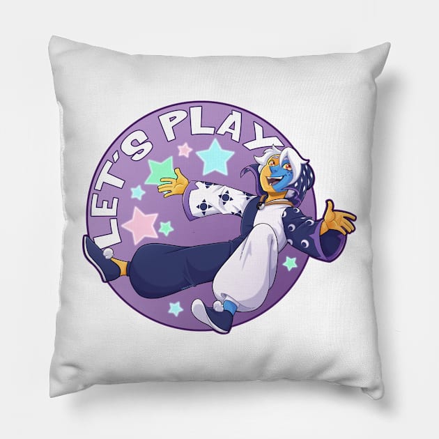 Let's Play! Pillow by RottingRootsArts