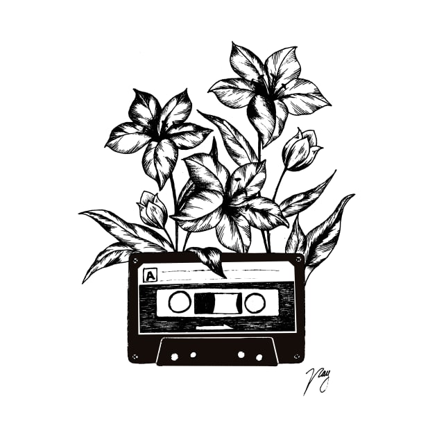 Floral Cassette by Akbaly