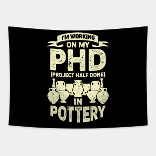 Funny Pottery Maker Hobby Ceramicist Gift Tapestry