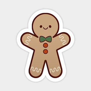 Cute Gingerbread Cookie | Holiday Magnet