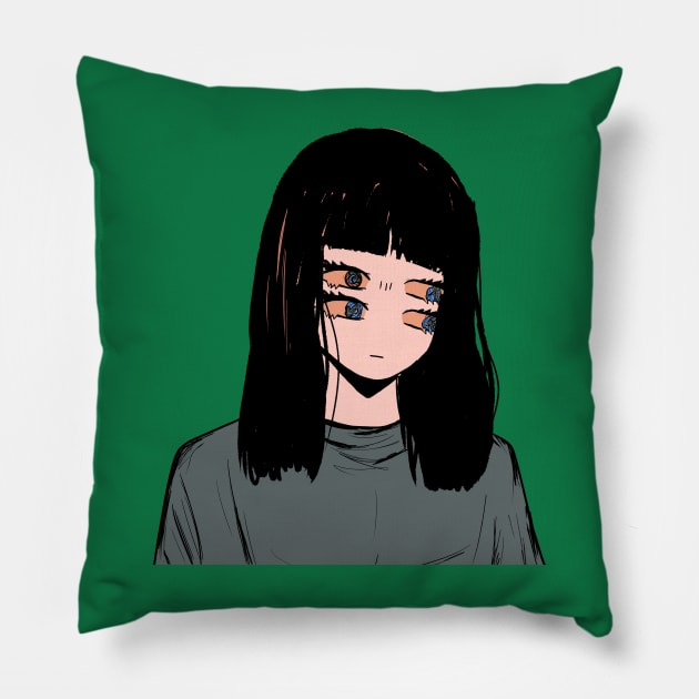 Double eyes Pillow by haranikala