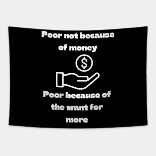 Poor Money mindset Tapestry