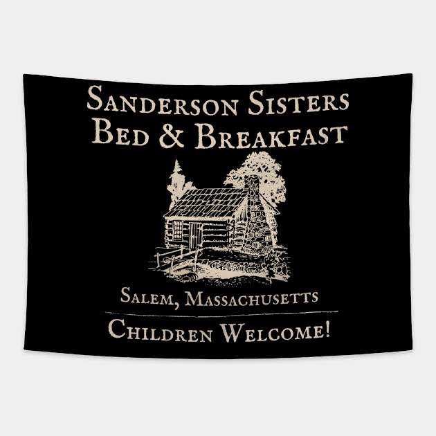 The Sanderson Sisters Bed and Breakfast Tapestry by MalibuSun