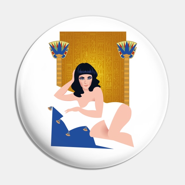 Cleopatra Pin by AlejandroMogolloArt