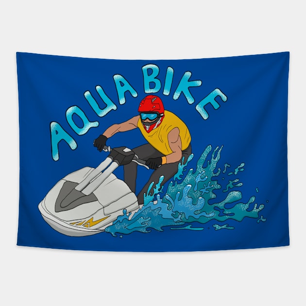 Aquabike Tapestry by Yeaha