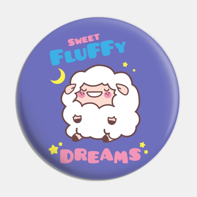 Sweet Fluffy Dreams Pin by pixelbrandjeans