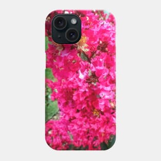 Bright Pink Flowers Phone Case