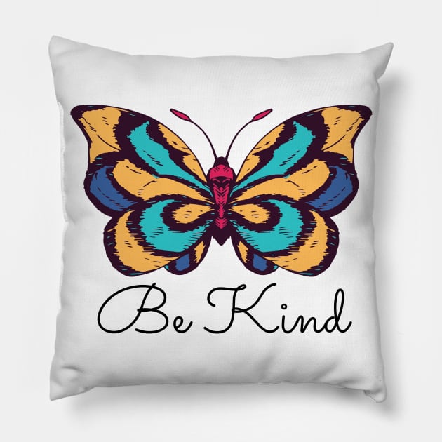 Cute butterfly awesome design Pillow by Midoart