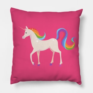 Rainbow Unicorn Pillow