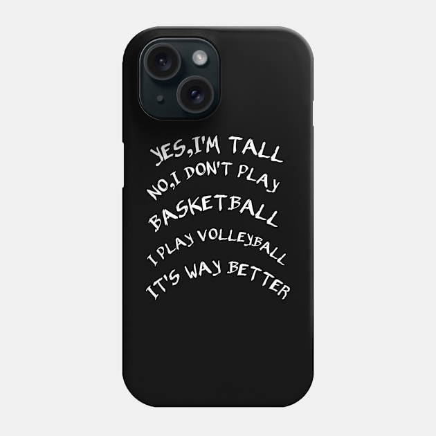 Volleyball Player Apparel gift Phone Case by houssem