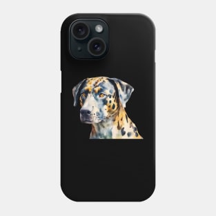 Catahoula Leopard Dog Face Phone Case