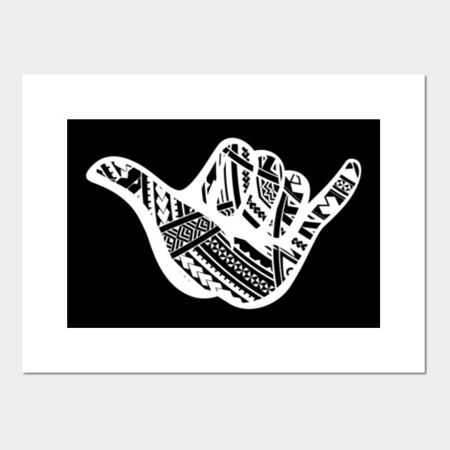 Polynesian Tattoo Shaka Tribal Print Polynesian Tattoo Posters