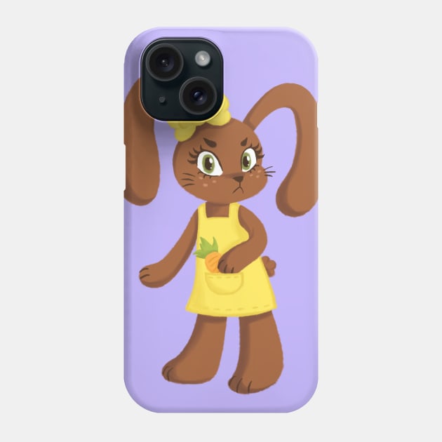 Mad Bunny Phone Case by Roxynina