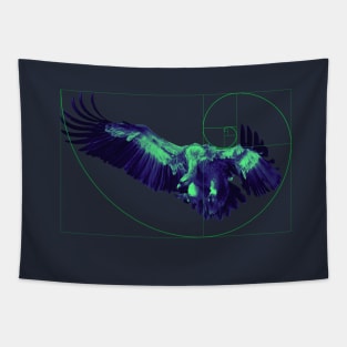 Sacred Vulture green Tapestry