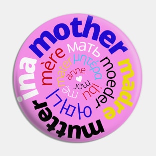 Mother in Different Languages Pin