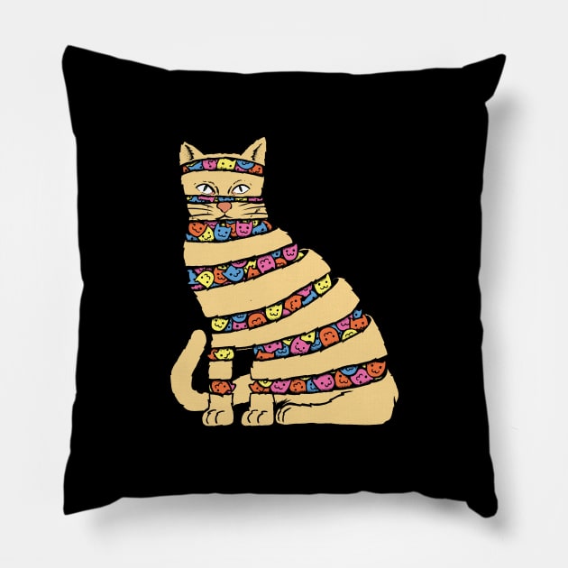 Cats in a cat Pillow by popcornpunk