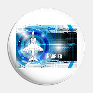 AV-8 Harrier Digital Blueprint Pin